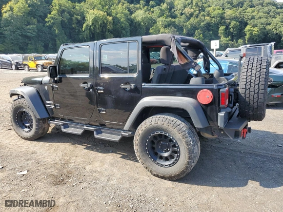 2018 Jeep Wrangler JK Unlimited Sport S with VIN 1C4BJWDG1JL847643, listed as a Copart auction lot 69228264 with 78,440 mi miles and Salvage Title. Bid and sale history available at carsss.com. Image 2.