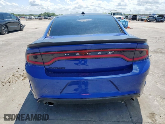 2021 Dodge Charger Scat Pack with VIN 2C3CDXGJ4MH570369, listed as a Copart auction lot 54505855 with 81,483 mi miles and Clean Title. Bid and sale history available at DreamBid. Image 6.