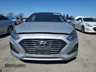 2018 Hyundai Sonata Hybrid Limited with VIN KMHE34L32JA083397, listed as a Copart auction lot 46826155 with 134,726 mi miles and Clean Title. Bid and sale history available at carsss.com. Image 5.