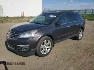 2014 Chevrolet Traverse LTZ z VIN 1GNKVJKD5EJ212952, wystawiony jako Copart lot #54815805 z przebiegiem 185 329 mil mil oraz Czysty tytuł • Clean title. Historia ofert i sprzedaży dostępna na DreamBid. Obrazek 1.
