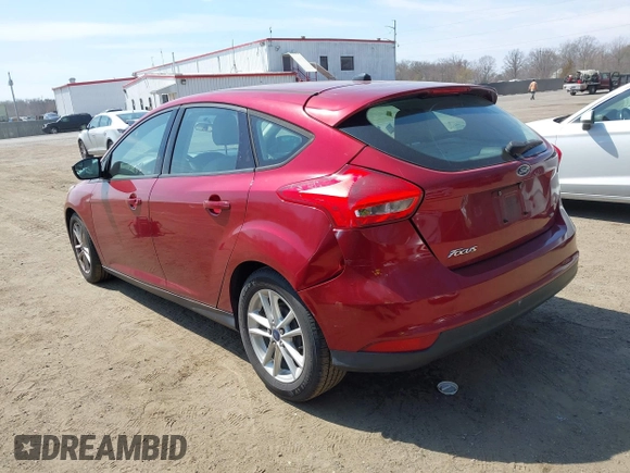 2015 Ford Focus SE with VIN 1FADP3K27FL289971, listed as a IAAI auction lot 41842582 with 96,450 mi miles. Bid and sale history available at carsss.com. Image 3.