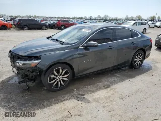 2017 Chevrolet Malibu LT with VIN 1G1ZE5ST9HF195031, listed as a Copart auction lot 51978495 with 166,945 mi miles and Salvage Title. Bid and sale history available at carsss.com. Image 1.
