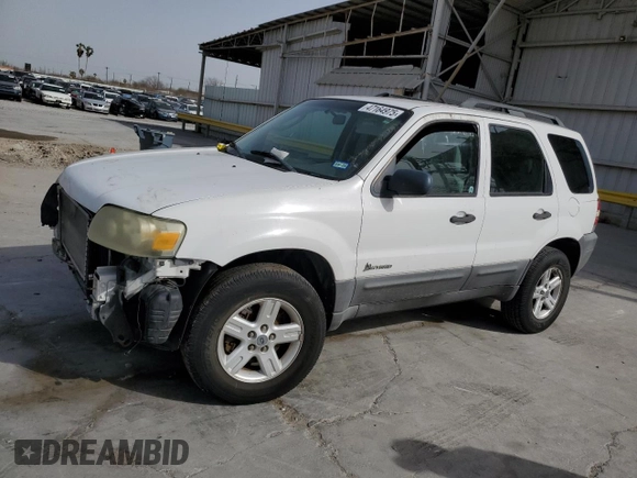 2007 Ford Escape Hybrid with VIN 1FMYU49H77KB67943, listed as a Copart auction lot 47164975 with 310,799 mi miles and Salvage Title. Bid and sale history available at carsss.com. Image 1.
