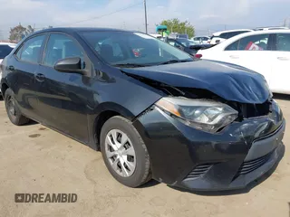 2014 Toyota Corolla L with VIN 5YFBURHE2EP027795, listed as a IAAI auction lot 42178039 with 119,034 mi miles and . Bid and sale history available at DreamBid. Image 1.