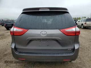 2015 Toyota Sienna XLE with VIN 5TDYK3DC9FS552119, listed as a Copart auction lot 55424515 with 108,307 mi miles and Salvage title. Bid and sale history available at DreamBid. Image 6.