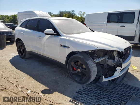 2017 Jaguar F-Pace 35t Premium with VIN SADCJ2BV1HA073273, listed as a Copart auction lot 50200855 with 98,235 mi miles and Salvage Title. Bid and sale history available at DreamBid. Image 4.