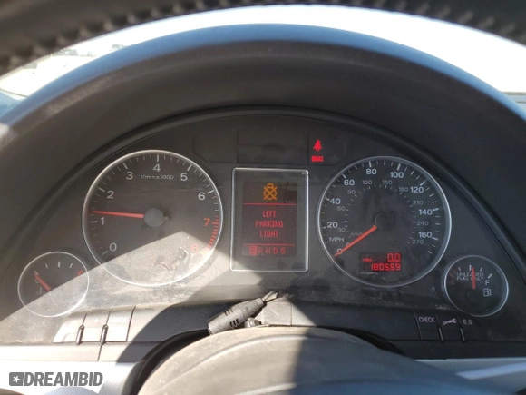 2007 Audi A4 2.0T with VIN WAUDF78E37A144538, listed as a Copart auction lot 53361075 with 180,559 mi miles and Clean Title. Bid and sale history available at carsss.com. Image 9.
