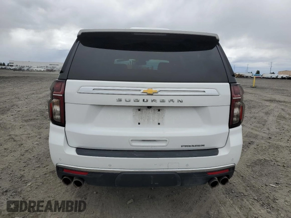 2023 Chevrolet Suburban Premier with VIN 1GNSKFKDXPR253331, listed as a Copart auction lot 52306795 with 50,363 mi miles and Clean Title. Bid and sale history available at DreamBid. Image 6.