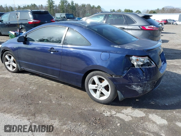 2008 Honda Civic Cpe LX with VIN 2HGFG11678H551890, listed as a IAAI auction lot 41869345 with 170,657 mi miles. Bid and sale history available at carsss.com. Image 3.