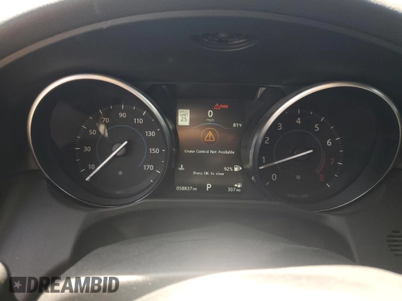 2016 Jaguar XF S with VIN SAJBG4BV1GCY05648, listed as a Copart auction lot 54783025 with 58,837 mi miles and Salvage Title. Bid and sale history available at DreamBid. Image 9.