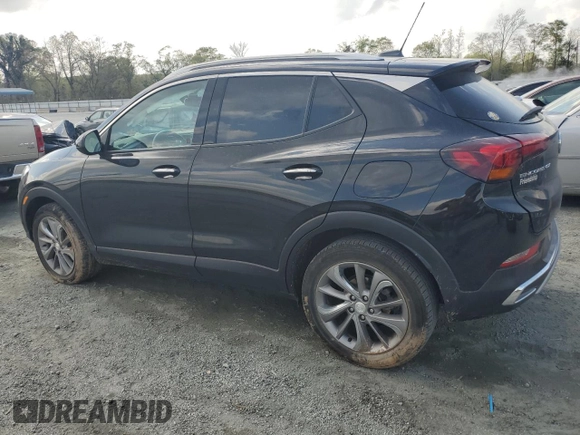 2023 Buick Encore GX Essence with VIN KL4MMFSL8PB041422, listed as a Copart auction lot 51762375 with 25,283 mi miles and Salvage title. Bid and sale history available at DreamBid. Image 2.