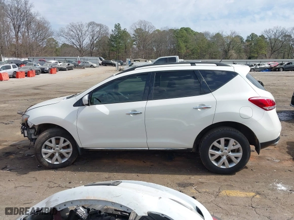 2014 Nissan Murano SL with VIN JN8AZ1MU1EW418461, listed as a IAAI auction lot 41690883 with 191,612 mi miles. Bid and sale history available at carsss.com. Image 14.