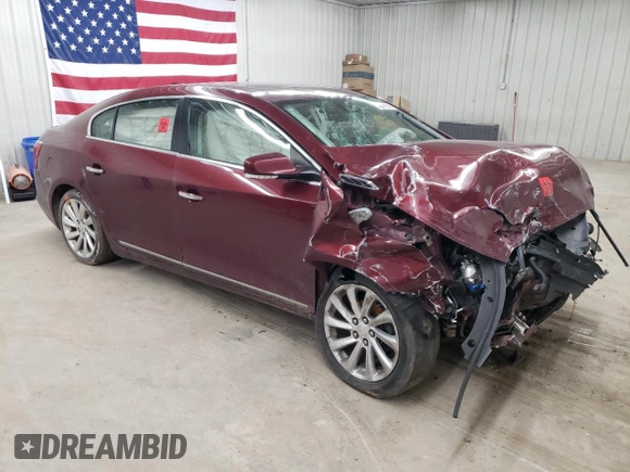 2015 Buick LaCrosse Leather with VIN 1G4GB5GR7FF217041, listed as a Copart auction lot 49183105 with Not provided miles and Clean title. Bid and sale history available at DreamBid. Image 4.