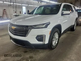 2022 Chevrolet Traverse LT Cloth with VIN 1GNERGKW4NJ158307, listed as a IAAI auction lot 42708260 with 60,990 mi miles and . Bid and sale history available at DreamBid. Image 3.