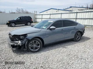 2023 Honda Accord EX-L with VIN 1HGCY2F62PA061403, listed as a Copart auction lot 53706615 with 24,210 mi miles and Salvage title. Bid and sale history available at DreamBid. Image 1.