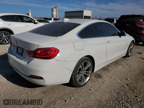 2018 BMW 4 Series 430i with VIN WBA4W3C57JAE99559, listed as a Copart auction lot 84984534 with 60,620 mi miles and Salvage Title. Bid and sale history available at DreamBid. Image 3.