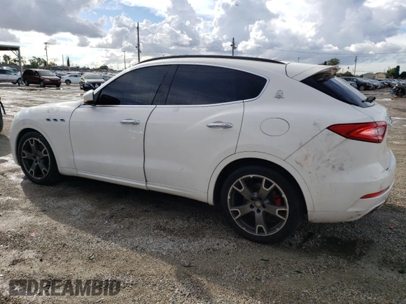 2017 Maserati Levante with VIN ZN661XUS2HX224996, listed as a Copart auction lot 81621103 with 75,779 mi miles. Bid and sale history available at carsss.com. Image 2.