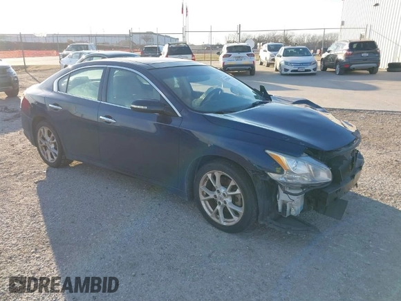 2012 Nissan Maxima S with VIN 1N4AA5APXCC848941, listed as a IAAI auction lot 41328588 with 102,079 mi miles and . Bid and sale history available at DreamBid. Image 1.