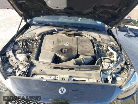 2023 Mercedes-Benz C 300 with VIN W1KAF4GB6PR106658, listed as a IAAI auction lot 40964845 with 29,552 mi miles and . Bid and sale history available at DreamBid. Image 10.