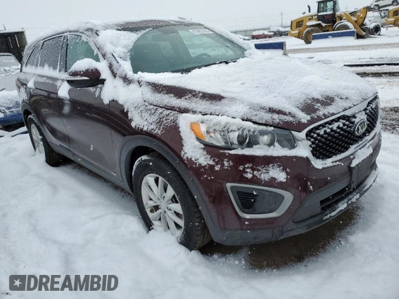 2017 Kia Sorento LX with VIN 5XYPGDA3XHG267789, listed as a Copart auction lot 41483165 with 95,091 mi miles and Salvage Title. Bid and sale history available at carsss.com. Image 4.