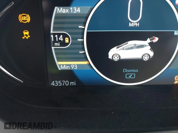 2020 Chevrolet Bolt EV LT z VIN 1G1FY6S01L4109222, wystawiony jako IAAI lot #42231173 z przebiegiem 43 570 mil mil oraz . Historia ofert i sprzedaży dostępna na DreamBid. Obrazek 15.