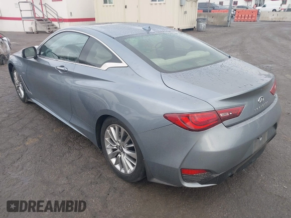 2020 Infiniti Q60 Luxe with VIN JN1EV7EK6LM340103, listed as a IAAI auction lot 41513787 with 81,054 mi miles and . Bid and sale history available at DreamBid. Image 3.
