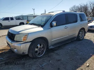 2004 Nissan Armada SE z VIN 5N1AA08A24N736554, wystawiony jako Copart lot #48327005 z przebiegiem 203 774 mil mil oraz Szkoda całkowita • Salvage title. Historia ofert i sprzedaży dostępna na DreamBid. Obrazek 1.