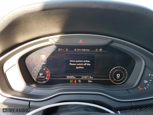 2019 Audi SQ5 Prestige with VIN WA1C4AFY0K2069437, listed as a Copart auction lot 50555525 with 80,485 mi miles and Clean Title. Bid and sale history available at carsss.com. Image 9.