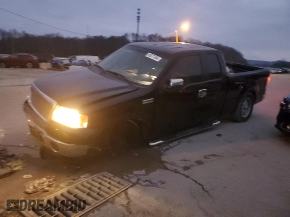 2006 Ford F-150 XL with VIN 1FTPX12V66FB62648, listed as a Copart auction lot 85877304 with 141,292 mi miles and Salvage Title. Bid and sale history available at carsss.com. Image 1.