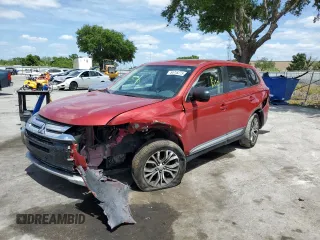 2018 Mitsubishi Outlander ES with VIN JA4AD2A36JZ032357, listed as a Copart auction lot 54708275 with 119,312 mi miles and Salvage title. Bid and sale history available at DreamBid. Image 1.