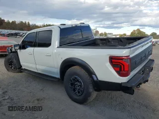 2024 Ford F-150 Raptor with VIN 1FTFW1RJ2RFA41606, listed as a Copart auction lot 75980754 with 3,905 mi miles and Salvage Title. Bid and sale history available at DreamBid. Image 2.