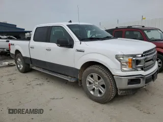 2020 Ford F-150 XL with VIN 1FTFW1E44LKE95435, listed as a Copart auction lot 50141445 with 258,266 mi miles and Salvage Title. Bid and sale history available at carsss.com. Image 4.
