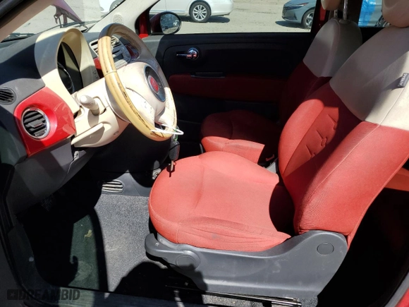 2012 FIAT 500 Pop with VIN 3C3CFFDR9CT381480, listed as a Copart auction lot 48307505 with 131229 miles and Salvage Title. Bid and sale history available at carsss.com. Image 7.