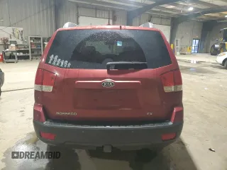 2009 Kia Borrego LX with VIN KNDJH741495034922, listed as a Copart auction lot 48099575 with 198,243 mi miles and Salvage Title. Bid and sale history available at carsss.com. Image 6.