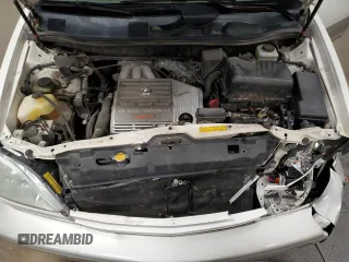 2002 Lexus RX 300 with VIN JTJHF10U220260734, listed as a Copart auction lot 80575794 with 161,218 mi miles and Salvage Title. Bid and sale history available at carsss.com. Image 14.