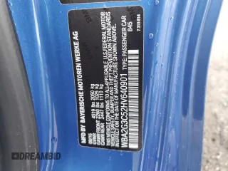 2017 BMW 2 Series M240i xDrive with VIN WBA2G3C52HV640901, listed as a Copart auction lot 85121474 with 37,965 mi miles and Salvage Title. Bid and sale history available at carsss.com. Image 13.
