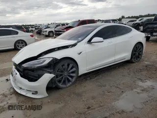 2020 Tesla Model S Long Range with VIN 5YJSA1E22LF396153, listed as a Copart auction lot 50845115 with 63,004 mi miles and Salvage Title. Bid and sale history available at carsss.com. Image 1.