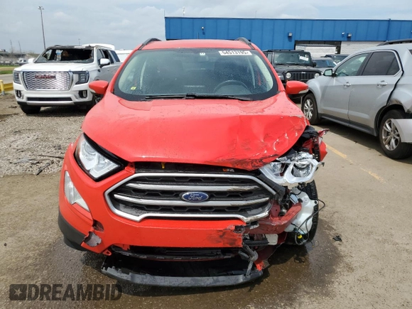 2020 Ford EcoSport SE z VIN MAJ3S2GE9LC353561, wystawiony jako Copart lot #54513195 z przebiegiem 39 436 mil mil oraz Czysty tytuł • Clean title. Historia ofert i sprzedaży dostępna na DreamBid. Obrazek 5.