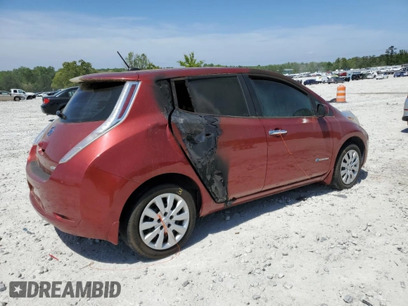 2015 Nissan LEAF S z VIN 1N4AZ0CP5FC308085, wystawiony jako Copart lot #53683985 z przebiegiem Nie podano mil oraz Szkody całkowita. Historia ofert i sprzedaży dostępna na DreamBid. Obrazek 3.