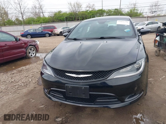 2015 Chrysler 200 S with VIN 1C3CCCBG9FN518690, listed as a IAAI auction lot 42026576 with 45,971 mi miles. Bid and sale history available at carsss.com. Image 12.