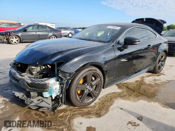 2018 Lexus RC 300 with VIN JTHHA5BCXJ5007982, listed as a Copart auction lot 61306655 with 104,065 mi miles and Salvage title. Bid and sale history available at DreamBid. Image 1.