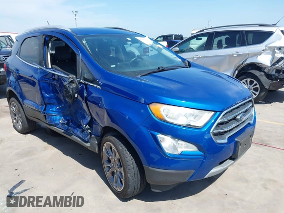 2019 Ford EcoSport Titanium z VIN MAJ6S3KL0KC260936, wystawiony jako IAAI lot #42264210 z przebiegiem 114 755 mil mil oraz . Historia ofert i sprzedaży dostępna na DreamBid. Obrazek 1.