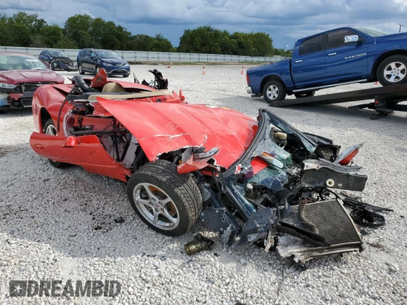 2002 Chevrolet Corvette with VIN 1G1YY22G325123372, listed as a Copart auction lot 68719554 with 0 mi miles and Salvage Title. Bid and sale history available at carsss.com. Image 4.