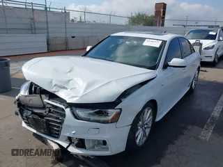 2016 Audi A4 Premium Plus with VIN WAUFFAFL0GN011736, listed as a IAAI auction lot 41446235 with 134,446 mi miles. Bid and sale history available at carsss.com. Image 2.