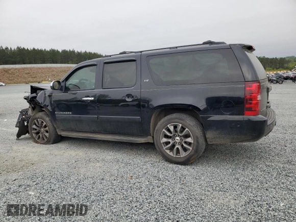 2008 Chevrolet Suburban 2LT with VIN 3GNFK16318G134655, listed as a Copart auction lot 52225855 with 298,925 mi miles and Salvage Title. Bid and sale history available at DreamBid. Image 2.