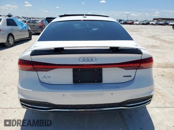2022 Audi A7 Prestige с VIN WAUV2BF27NN034321, выставлен на аукционе Copart как лот 56414265 с пробегом 18 429 миль миль и Списание • Salvage title. История ставок и продаж доступна на DreamBid. Изображение 6.