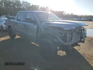 2025 Ram 1500 Big Horn with VIN 1C6RREFG2SN530885, listed as a Copart auction lot 87261914 with 3,814 mi miles and Salvage title. Bid and sale history available at DreamBid. Image 4.