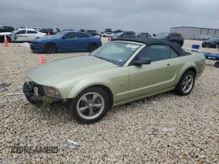 2006 Ford Mustang GT Deluxe with VIN 1ZVFT85HX65162886, listed as a Copart auction lot 50969125 with 159,526 mi miles and Salvage Title. Bid and sale history available at carsss.com. Image 1.