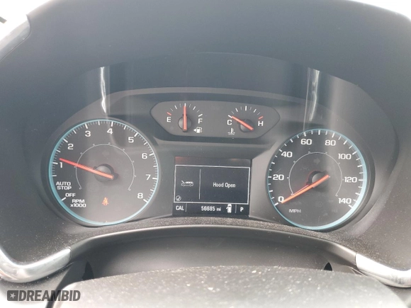 2019 Chevrolet Equinox LS with VIN 3GNAXHEV8KL183423, listed as a Copart auction lot 53156945 with 56,685 mi miles and Non Repairable. Bid and sale history available at carsss.com. Image 9.