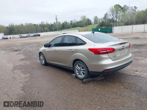 2017 Ford Focus SE with VIN 1FADP3F28HL236581, listed as a IAAI auction lot 41911991 with 61,990 mi miles. Bid and sale history available at carsss.com. Image 3.